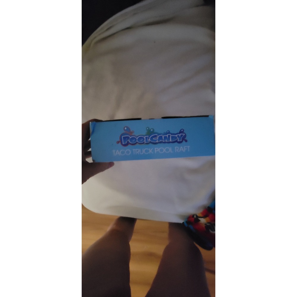 Pool Candy Tacos Truck Deluxe Inflatable Pool Raft NWT - Picture 2 of 4